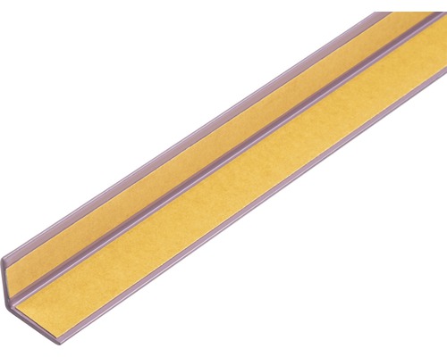 Profilé d''angle en plastique avec bande adhésive