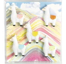 Aimant décoratif Lama set de 5