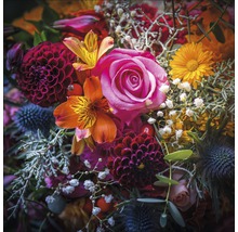 Glasbild Blumenmix II 30x30 cm GLA1940