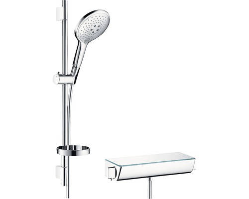 Robinet de douche avec thermostat hansgrohe Raindance Select S chrome brillant 27036000