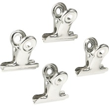Dekomagnetclip Graffa 4er-Set verchromt