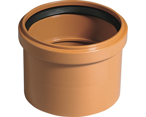 Manchon à enficher KG DN 110 mm Manchon de tuyau d''eaux usées en plastique