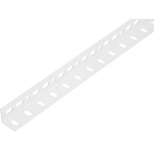 Profilé d'angle Conceptor perforé blanc 25x25x1 mm, 1m-thumb-0