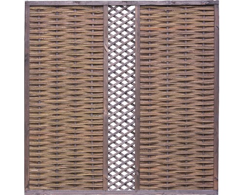 Hauptelement Lafiora mit Rankgitter aus Weide 180 x 180 cm natur