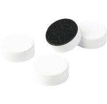 Dekomagnet White 4er-Set weiß