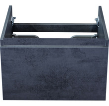 Waschtischunterschrank Sanox Frozen Frontfarbe beton anthrazit BxHxT 60 x 40 x 45 cm