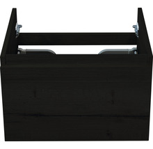 Waschtischunterschrank Sanox Frozen Frontfarbe black oak BxHxT 60 x 40 x 45 cm