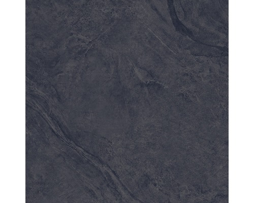 Carrelage pour mur et sol en grès cérame fin Onyx noir verre poli rectifié 60x60 cm-0