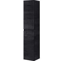Armoire haute Sanox Frozen couleur de façade black oak 35 x 170 x 35 cm