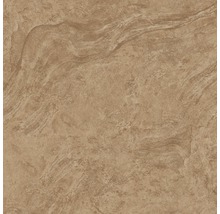 Feinsteinzeug Wand- und Bodenfliese Onyx braun glas pol. rekt. 80 x 80 cm