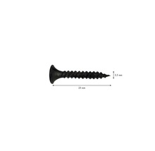Vis pour construction rapide Knauf filetage fin TN 3,5 mm x 35 mm paquet = 1000 pces