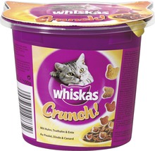 Snack pour chats Whiskas Crunch poulet, dinde et canard 100 g-thumb-0