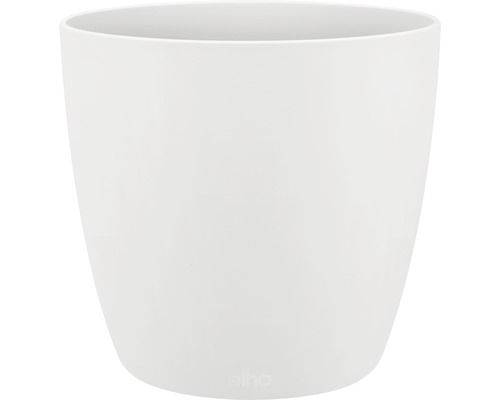 Cache-pot elho Brussels plastique Ø 9,5 cm blanc