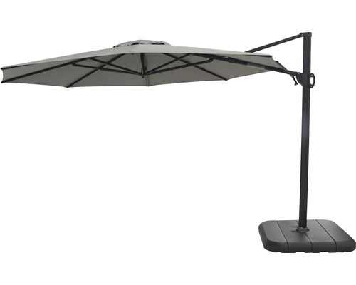 Freiarm Sonnenschirm mit Fuß