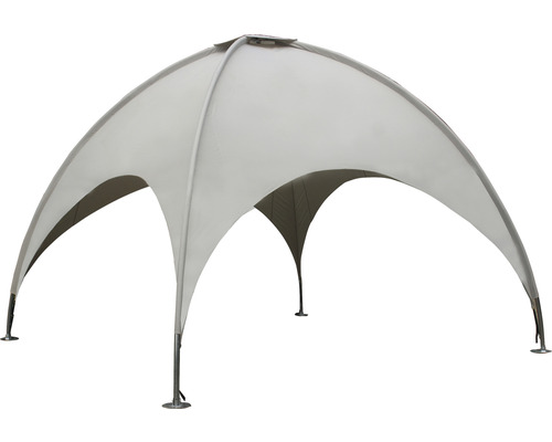 Pavillon mit Kuppel und Metallgestell für den Gartenbereich