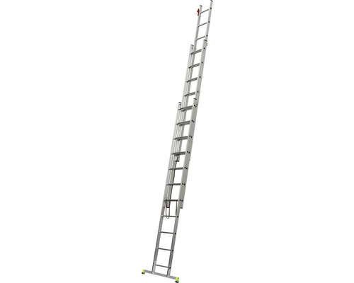 Échelle coulissante en aluminium avec échelons