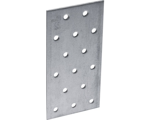 Lochplatte aus Metall mit Bohrlöchern