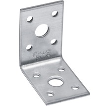 Winkelverbinder aus Metall mit Löchern für Schrauben