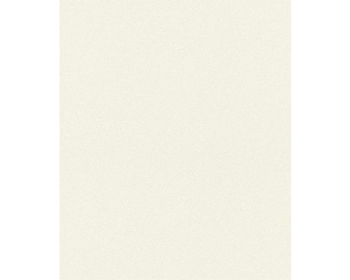 Papier peint intissé 530216 Glam coquillage uni blanc Structure de fond