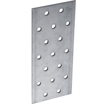 Lochblechverbinder aus Metall mit mehreren Löchern