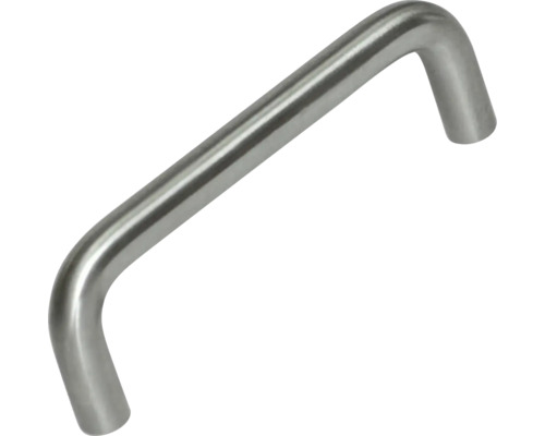 Möbelgriff D-Bügelgriff Edelstahl gebürstet Lochabstand 96 mm LxBxH 106/10/35 mm Stangengriff aus Metall