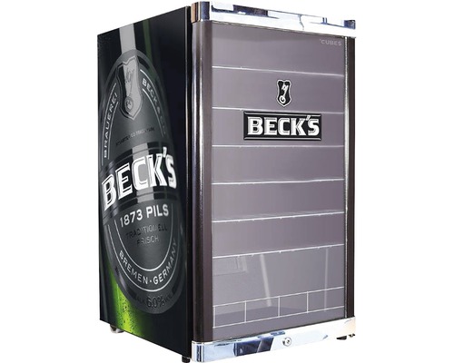 Réfrigérateur à boissons Cool Cubes Becks lxhxp 54 x 84,5 x 54,8 cm compartiment de réfrigération 115 l