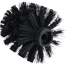 Tête de brosse pour brosse de toilette, en plastique