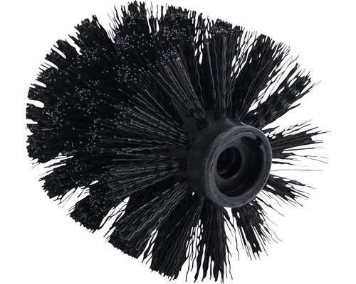 Tête de brosse WC Tesa Ø 8,5 cm noir