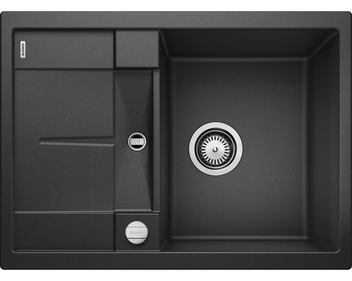 Évier Blanco METRA 45 S 680 x 500 mm anthracite 519572 1 bac avec égouttoir Évier en granit avec égouttoir