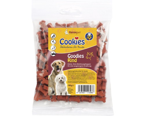 Friandises pour chiens Cookies Goodies bœuf 150 g