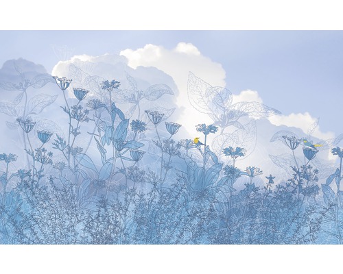 Papier peint panoramique intissé 6041A-VD2 Blue Sky 2 pces 200 x 250 cm-0