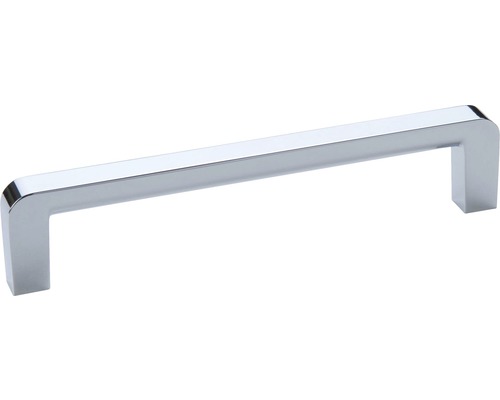 Möbelgriff D-Bügelgriff Metall glanz/chrom Lochabstand 128 mm LxBxH 138/10/29 mm Griff aus Metall