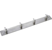 Garderobenleiste mit vier Haken aus Metall