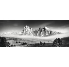 Tableau en verre Mist & Mountain 30x80 cm
