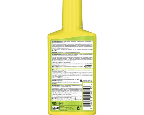 Engrais liquide Tetra PlantaPro, bouteille de 250 ml