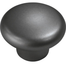 Möbelknopf Kunststoff silber ØxH 34/24 mm