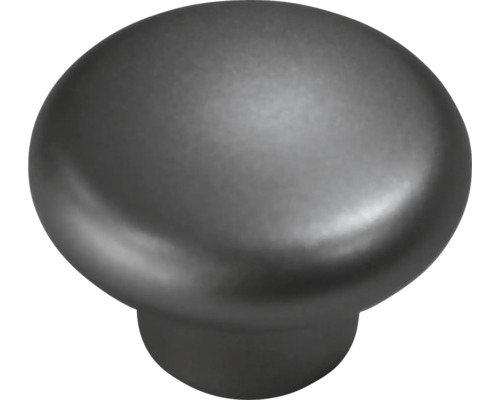 Möbelknopf Kunststoff silber ØxH 34/24 mm