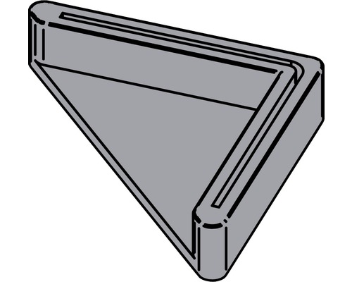 Équerre d''angle triangulaire