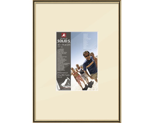 Bilderrahmen Kunststoff gold 42x59,4 cm (DIN A2)