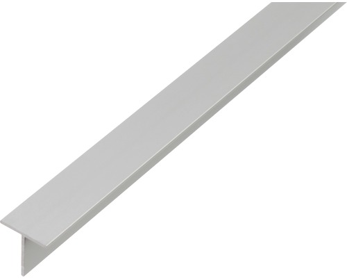 Profilé en T alu naturel 15x15x1,5 mm, 1 m Profilé en T en aluminium