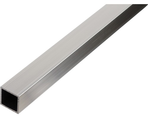 Tube carré Aluminium 25 x 25 x 1,5 mm x 1,5 mm , 1 m