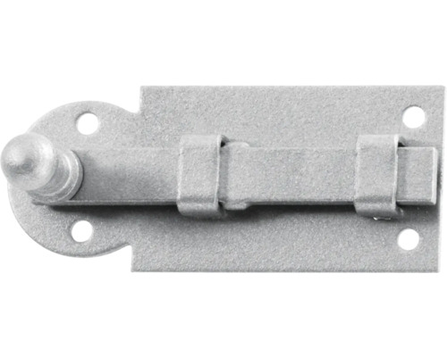 Verrou de fenêtre de forme droite avec bouton, 80x26x10,5mm, en acier inoxydable Loquet de porte en métal