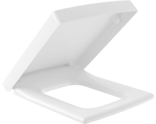 Abattant de WC blanc en plastique