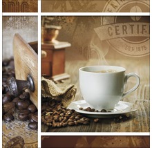 Glasbild Coffee Impressions I 20x20 cm GLA333