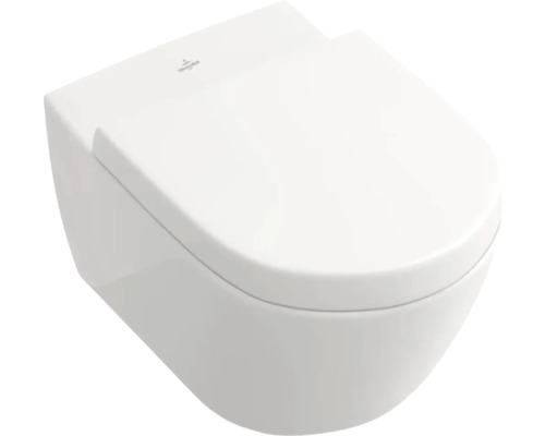 WC à fond creux suspendu avec logo Villeroy & Boch