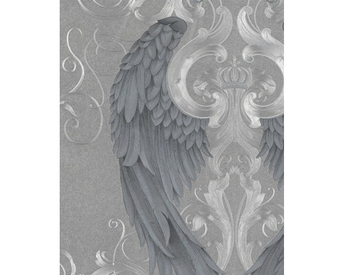 Papier peint intissé Harald Glööckler ailes d'ange argent