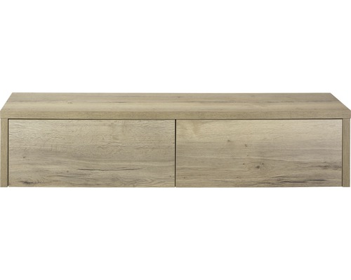 Waschtischunterschrank Sanox Bloxx BxHxT 160 x 35 cm x 45 cm Frontfarbe eiche natur holzdekor Waschtischunterschrank Sanox Bloxx BxHxT 160 x 35 cm x 45 cm Frontfarbe eiche natur holzdekor