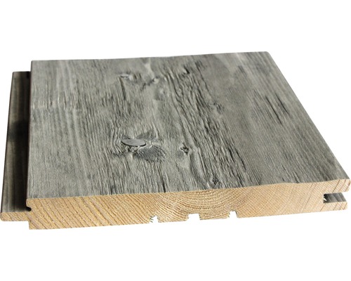 Lambris à emboîter épicéa haché gris clair 21x195x2650 mm Planche à rainure et languette en bois avec texture de bois