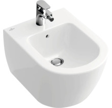 Bidet mural en céramique avec robinet