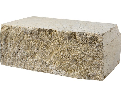 Pierre de construction Travertin Roma Creme 40 x 20 x 15 cm